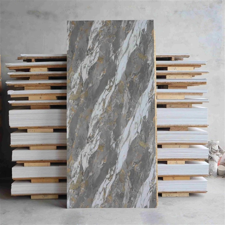 Panneau mural en marbre en PVC de haute qualité